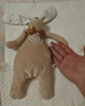 澳貝（auby）嬰幼兒童玩具星座小兔安撫巾寶寶哄睡神器新生兒毛絨手偶滿月禮物 曬單實拍圖