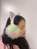 BIBK德國品質(zhì)可愛(ài)貓耳女童保暖耳罩冬季兒童耳套多巴胺公主風(fēng)女孩防凍 炫彩色 【6-12歲】 曬單實(shí)拍圖