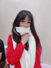 CharisKitty小c&k圍巾女2025新款秋冬季圍脖男款保暖韓系高級感生日七夕禮物 CK圍巾-白色【節(jié)日限定禮盒包裝】 曬單實拍圖