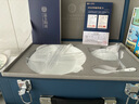 富玉玲瓏瓷套裝中國風(fēng)碗盤(pán)餐具 中式碗碟組合高檔景德鎮餐具整套家用 玉牡丹套裝 12頭 曬單實(shí)拍圖