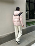 波司登（BOSIDENG）25新款羽絨服90絨男女同款情侶冬季短款潮流連帽外套B250246330 寒露粉1956 M 165/88A 體重約110-120斤 曬單實(shí)拍圖