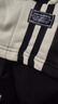 棉致美式高街條紋拼接休閑運動(dòng)短褲男夏季寬松冰絲五分褲中褲褲衩 D100黑色【高品質(zhì)20】 2XL 140-155斤 曬單實(shí)拍圖