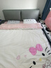 卡通純棉床上四件套100%全棉床單被套凱蒂貓少女心可愛被套女生 可愛凱蒂貓-白粉【100%全棉】 1.8m床單四件套-適200x230被子 曬單實拍圖