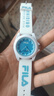 斐樂(lè )（FILA）手表女新款個(gè)性石英表硅膠學(xué)生運動(dòng)男表潮流女表情侶手表6566 FLM38-6566-002【藍色】 曬單實(shí)拍圖
