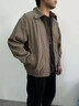 倉(cāng)石一樹(shù)高端美式萊賽爾夾克男2025春秋新款寬松復(fù)古輕薄上衣外套 咖色 2XL 曬單實(shí)拍圖