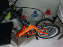 大行（DAHON）KT610折疊自行車16英寸單速男女學(xué)生上班上學(xué)城市通勤單車 橙色 曬單實(shí)拍圖