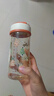 日康兒童直飲杯吸管杯1-2-3歲以上大寶寶喝奶喝水水杯PPSU牛奶杯奶瓶 咖色 360ml 【ppsu】 曬單實拍圖