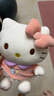Hello Kitty三麗鷗毛絨玩具貓咪玩偶娃娃抱枕中秋節禮物生日禮物 凱蒂貓公仔 曬單實(shí)拍圖