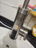 奧克斯（AUX）電熱水龍頭熱水器加熱水龍頭快速熱水變頻恒溫廚房下進(jìn)水 【變頻恒溫】+不銹鋼機(jī)身+漏保插頭+萬向噴頭 曬單實(shí)拍圖