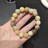 芯奢原生態(tài)陰皮白玉菩提根手串女士原籽手鏈男打磨菩提子文玩佛珠禮物 子歸手串12mm 曬單實(shí)拍圖