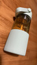 北鼎（Buydeem）茶水分離玻璃水杯高顏值車(chē)載便攜隨手杯辦公室泡茶杯淺衫綠470ml 曬單實(shí)拍圖