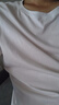森馬（Semir）短袖T恤男純棉修身25夏純色內搭男士t恤百搭109925100101 曬單實(shí)拍圖