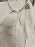 高紳風(fēng)度短袖襯衫女士襯衣夏季商務(wù)修身職業(yè)正裝白色免燙工裝通勤工作服 方·領(lǐng)純白色【到貨快】 43 /6XL碼 曬單實(shí)拍圖