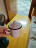 唯銘諾（WEIMINGNUO）搪瓷杯懷舊馬克杯帶蓋大容量水杯子男老式茶缸子全村的希望500ml 曬單實(shí)拍圖