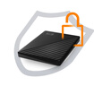 西部數(shù)據(jù)（WD）2TB 移動硬盤 USB3.0 My Passport隨行版2.5英寸 黑 機械硬盤 筆記本電腦外接 大容量加密存儲 曬單實拍圖