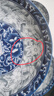 華青格青花瓷8英寸盤子家用餐盤菜盤唐式陶瓷盤2只裝釉下彩餐具套裝 曬單實(shí)拍圖