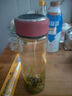 萬象（WANXIANG）玻璃杯經(jīng)典皮紋U2R商務(wù)辦公杯高硼硅泡茶杯420ML家用帶濾網(wǎng)水杯 曬單實拍圖