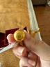 六福珠寶 足金葫蘆福滿(mǎn)傳家福祿生財黃金吊墜項鏈 計價(jià) 約13.65克 曬單實(shí)拍圖