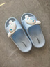 幸?，旣悾–heerful Mario）玉桂狗兒童夏季寶寶涼拖鞋夏季男女親子沙灘防滑涼拖嬰兒軟底涼拖 曬單實(shí)拍圖