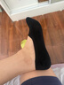 LEEME.ME粒米【7A抗菌】襪子女春夏季透氣隱形女襪不掉跟船襪防滑襪4雙裝 曬單實(shí)拍圖