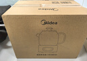 美的（Midea）花漾0膠水全玻璃全自動養(yǎng)生壺 辦公室多功能煮茶壺 燒水壺恒溫電熱水壺煮茶器花茶壺1L YS10B101 曬單實拍圖