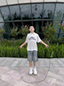 李寧（LI-NING）競速跳繩比賽中考考試專(zhuān)用鋼絲繩子專(zhuān)業(yè)兒童中小學(xué)生超輕雙搖繩 曬單實(shí)拍圖