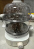小熊（Bear）煮蛋器 蒸蛋器 自動斷電小型不銹鋼早餐神器 旋鈕定時 雙層蒸煮雞蛋ZDQ-K14E1 曬單實拍圖