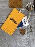 吉普（JEEP）美國(guó)正品高端純棉休閑褲春秋男士直筒寬松彈力修身商務(wù)長(zhǎng)褲子中年 深灰色【官方正品】 33 【適合150斤左右】 曬單實(shí)拍圖