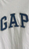 Gap男女裝2025春季新款純棉字母logo短袖T恤多色上衣美版570044 白色 XS 美碼 S亞洲碼175/88A 曬單實拍圖