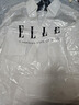 ELLE白色設計感V領(lǐng)襯衫女2025秋裝新款寬松通勤職業(yè)裝輕奢氣質(zhì)上衣 白色 M 曬單實拍圖