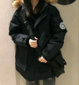 駱駝（CAMEL）戶外極寒派克工裝毛領(lǐng)情侶款羽絨服保暖加厚中長款外套 曬單實拍圖