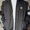 adidas休閑簡約三條紋梭織立領(lǐng)夾克外套男裝秋季阿迪達斯三葉草   黑色 (偏小，推薦買大1碼)   M 曬單實拍圖