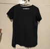 森馬（Semir）短袖t恤女短款合體顯瘦正肩內(nèi)搭25夏涼感修身打底衫109325100001 曬單實拍圖