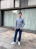 新百倫高端牛仔褲男士2025春秋新款寬松直筒秋冬季加絨加厚加大碼長褲子 6211淺藍 常規(guī) 33 曬單實拍圖