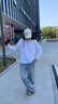 班尼路（Baleno）純棉長(zhǎng)袖女2025新款秋季內(nèi)搭打底衫減齡顯瘦寬松休閑百搭上衣 曬單實(shí)拍圖