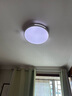 惠普精工吸頂燈led臥室現(xiàn)代簡約餐廳中山燈具圓形40cm遙控三色 曬單實(shí)拍圖