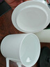 陶相惠茶杯辦公杯陶瓷杯純白骨瓷帶蓋會(huì)議杯子開會(huì)水杯定制公司LOGO刻字 曬單實(shí)拍圖