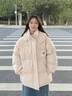 左別初中生羽絨服厚女14-16歲甜美2025冬季高中大童13-15歲 粉色 XL 130-145斤 曬單實(shí)拍圖