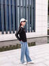 女童長(zhǎng)袖t恤早秋2025新款兒童韓系上衣修身洋氣女大童秋季打底衫 黑色 160 曬單實(shí)拍圖