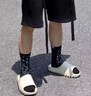 H8奢椰子拖鞋外穿踩屎感2025夏季防滑莆田情侶男女厚底運(yùn)動(dòng)男士拖鞋 米白色（莆田升級(jí)版） 42 曬單實(shí)拍圖