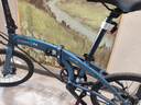 大行（DAHON）D9折疊自行車20英寸9速鋁合金車架男女運(yùn)動(dòng)碟剎款折疊車ECA093 消光蘭 曬單實(shí)拍圖