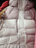 雪中飛秋冬新款情侶羽絨服拼接撞色活力連帽大口袋情侶加厚中長款羽絨服 暮光紫|6140 S 160/84A 曬單實拍圖