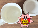 心遇禮羊脂玉白瓷泡茶杯陶瓷辦公水杯女士伴手禮退休教師節禮物男士老師 曬單實(shí)拍圖
