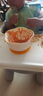 愛咔威（IKV）嬰兒蛋花輔食碗寶寶訓練學吃飯硅膠吸盤一體式防摔燙兒童餐具 蛋花碗 曬單實拍圖