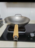福妻（FUTSUMA）純鈦炒鍋無(wú)涂層不粘鍋家用廚房炒菜鍋具多功能超輕鈦鍋燃氣灶專(zhuān)用 整鍋純鈦無(wú)夾層小圓底 33cm 曬單實(shí)拍圖