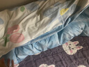 南極人（NanJiren）A類大豆被子四季通用棉被大豆纖維被子春秋被芯宿舍單人冬天被褥 熊貓-奶昔白拼草綠/親膚柔軟 150x200cm【約4斤】 春秋被 曬單實(shí)拍圖