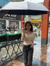 左都（ZUODU）全自動(dòng)遮陽傘防曬防紫外線黑膠太陽傘晴雨兩用男女折疊防回彈雨傘 【冷霧紫】收傘防回彈+專業(yè)防曬 曬單實(shí)拍圖