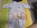 童泰嬰兒秋冬衣服夾棉爬服0-1歲寶寶棉服連體衣哈衣 藍(lán)色云朵 59cm 曬單實(shí)拍圖