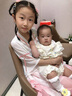 優(yōu)奇嬰兒衣服女寶寶夏季超薄飛飛袖連體衣女童夏天碎花哈衣爬爬服外出 曬單實拍圖