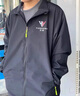 花國衫汽修工作服定制印logo立領(lǐng)夾克外套秋冬企業(yè)防水工裝沖鋒上衣男女 藍色 XL 曬單實(shí)拍圖